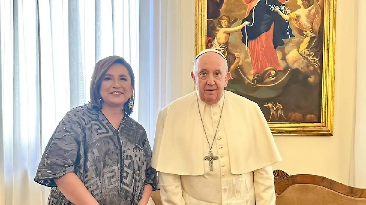 Xóchitl Gálvez y El Papa Francisco